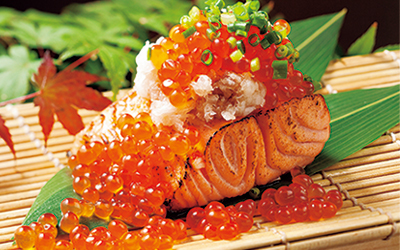 トロサーモンの親子焼き