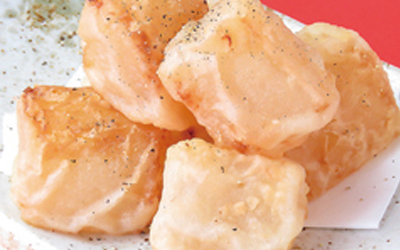 大人気の大根の唐揚げ